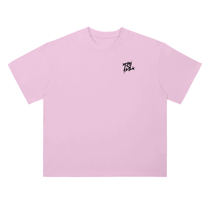 White Staple Tee