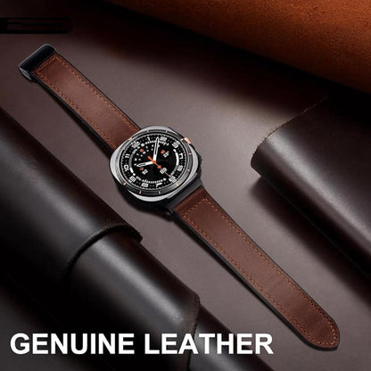Magnetic Leather Watch Band for Galaxy Watch 7Ultra/8Ultra