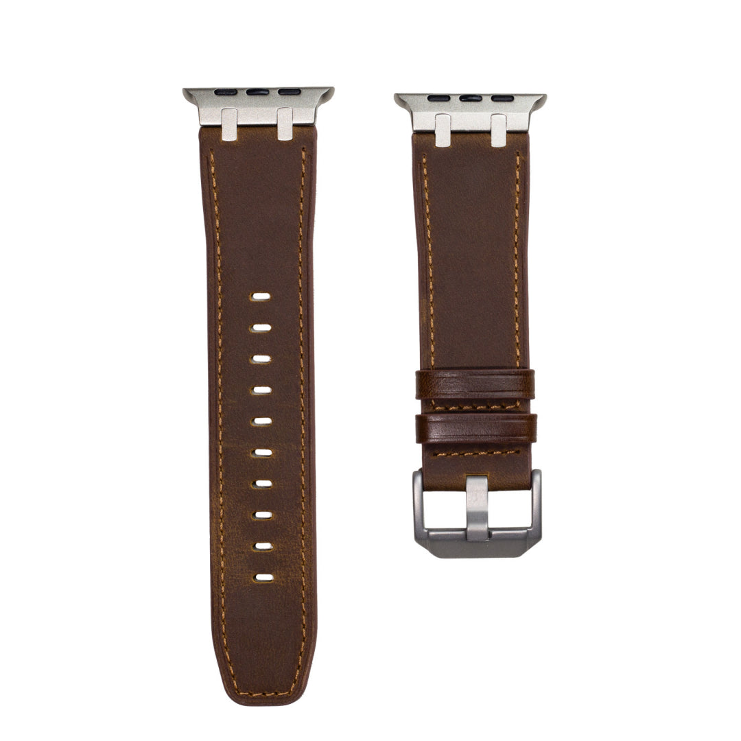Premium AP Leather Band for Apple Watch - Vintage Design