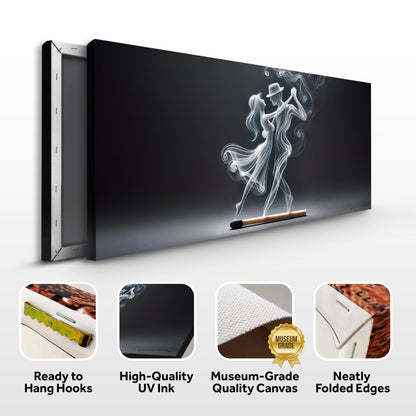 Modern Abstract Couple Dance Wall Art