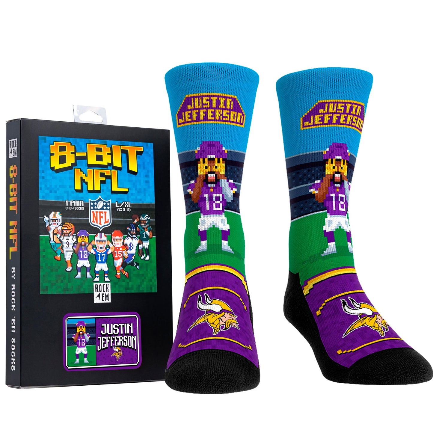 Justin Jefferson - Minnesota Vikings - 8-Bit (Box Set)