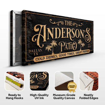 Personalized Patio Sign