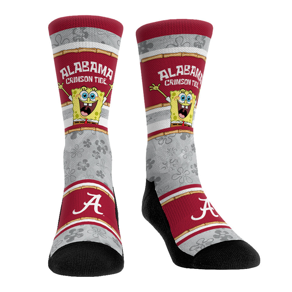 Alabama Crimson Tide - SpongeBob SquarePants Tiki Stripe