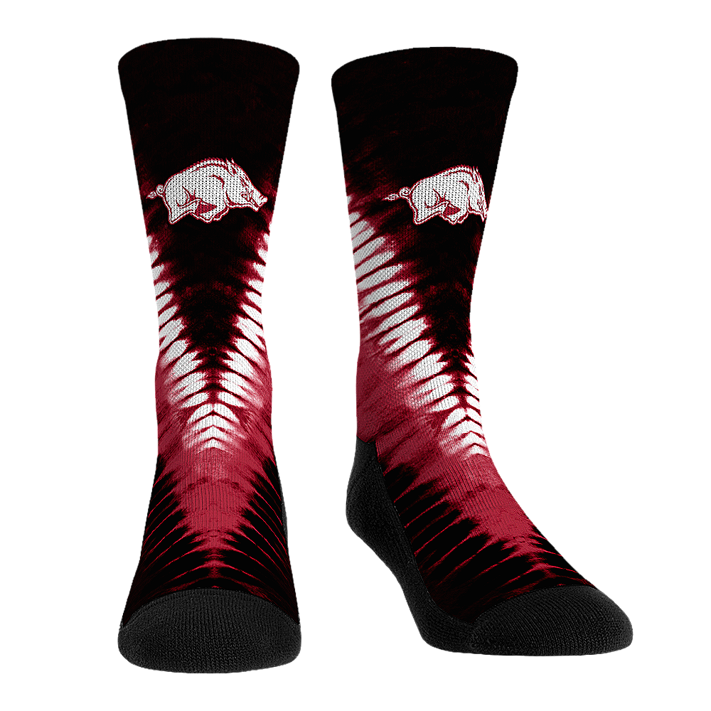 Arkansas Razorbacks - V Shape Tie Dye