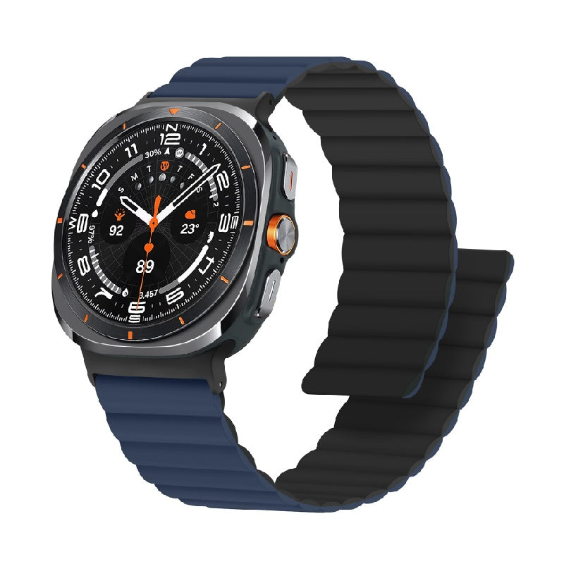 Magnetic Silicone Sport Band for Galaxy Watch 7 Ultra/8 Ultra