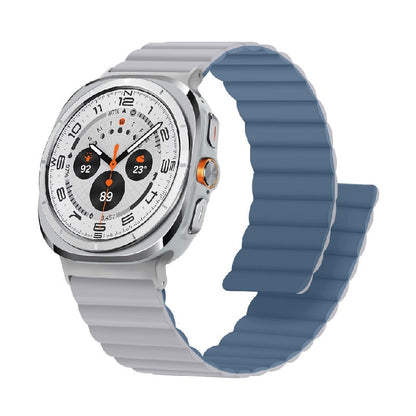 Magnetic Silicone Sport Band for Galaxy Watch 7 Ultra/8 Ultra