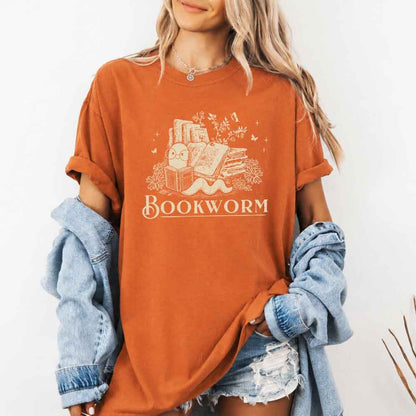 Bookworm Comfort Colors Shirt - Book Lover Tee