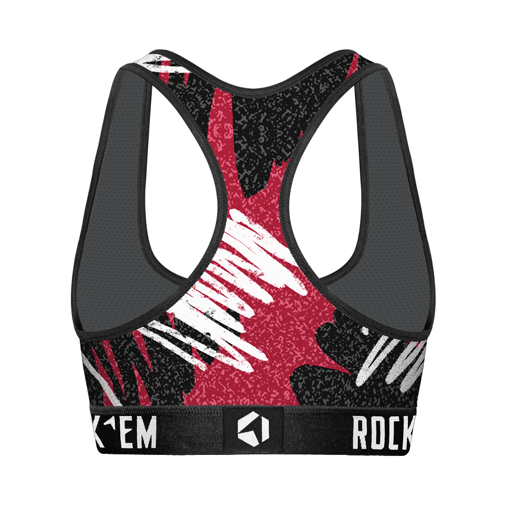 Women's Sports Bra - Arkansas Razorbacks - Team Blast