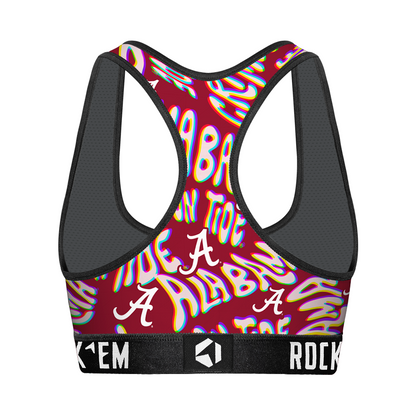 Women's Sports Bra - Alabama Crimson Tide - Twisted Wordmark