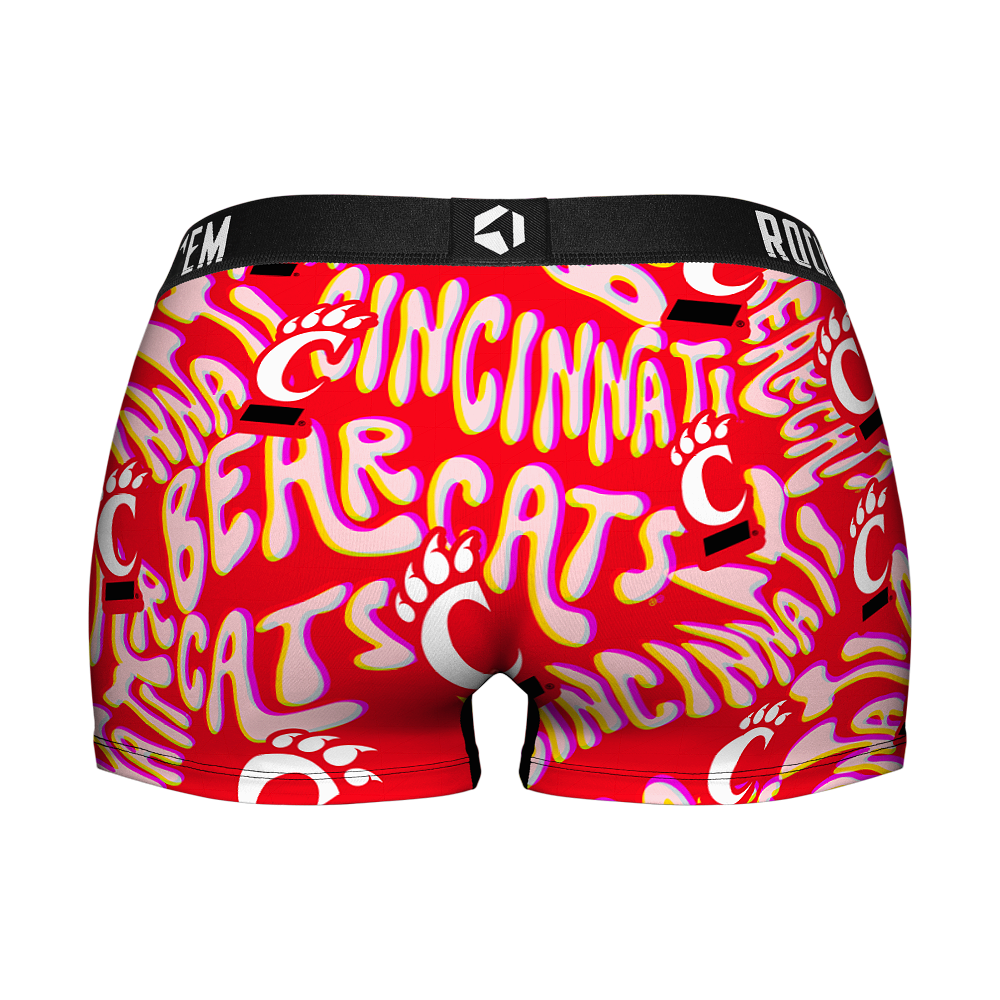 Women's Boy Shorts - Cincinnati Bearcats - Twisted Wordmark