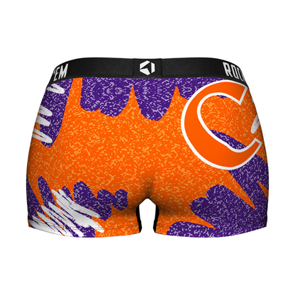 Women's Boy Shorts - Clemson Tigers - Team Blast