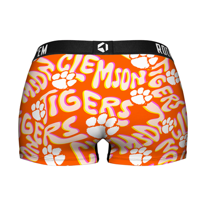 Women's Boy Shorts - Clemson Tigers - Twisted Wordmark