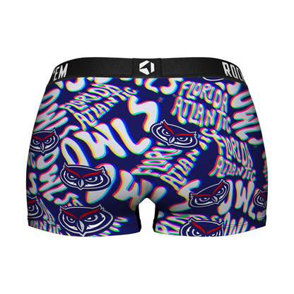 Women's Boy Shorts - FAU Owls - Twisted Wordmark