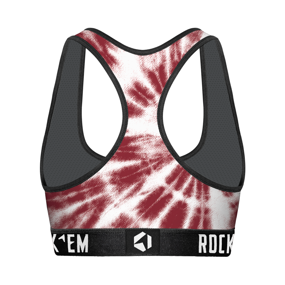Women's Sports Bra - Florida State Seminoles - Team Tie Dye
