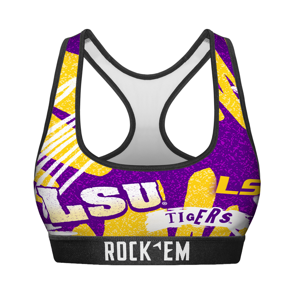 Women's Sports Bra - LSU Tigers - Team Blast