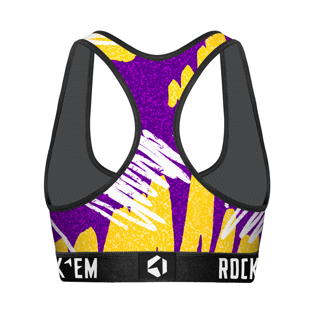Women's Sports Bra - LSU Tigers - Team Blast