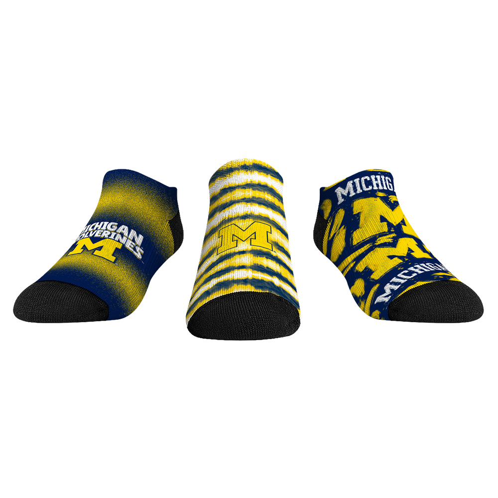 Michigan Wolverines - Low Cut - Make Some Noise (3-Pack)