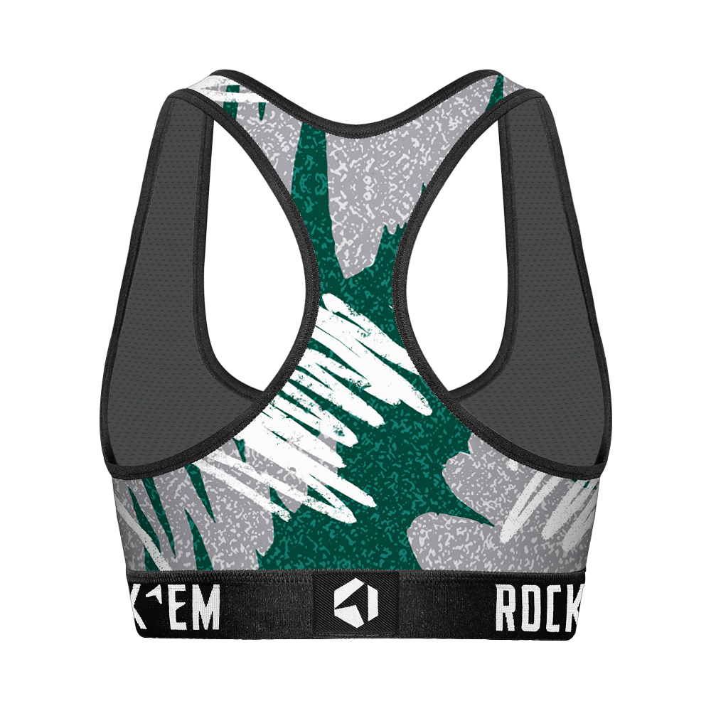 Women's Sports Bra - Michigan State Spartans - Team Blast