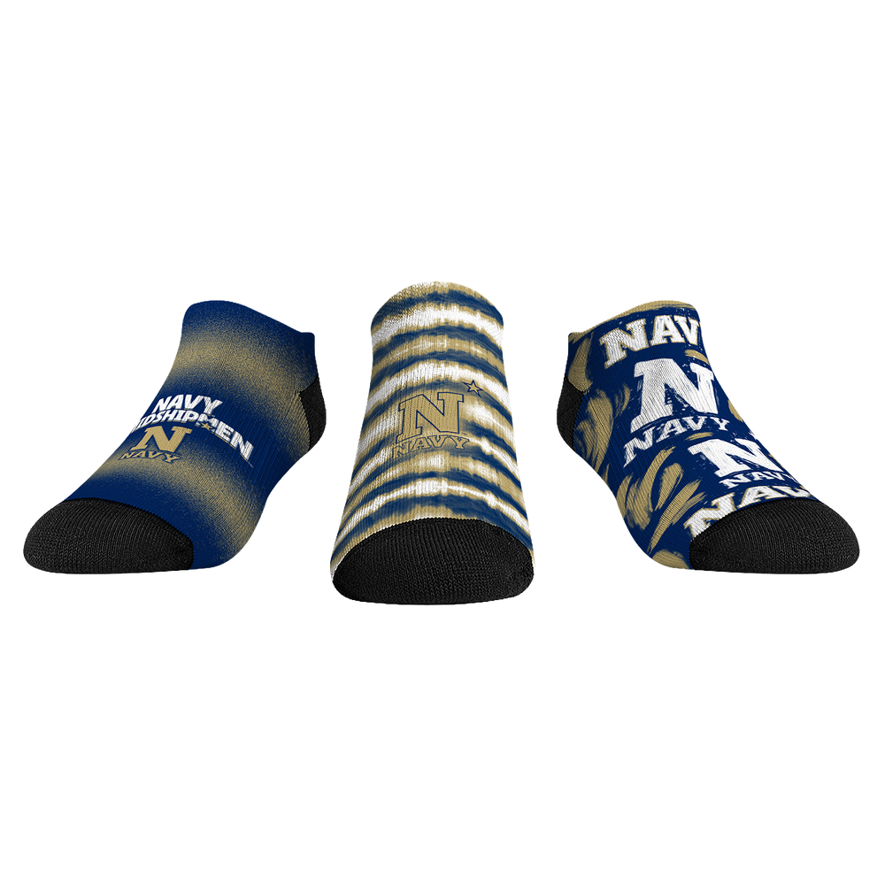 Navy Midshipmen - Low Cut - Make Some Noise (3-Pack)