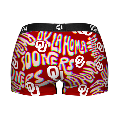 Women's Boy Shorts - Oklahoma Sooners - Twisted Wordmark