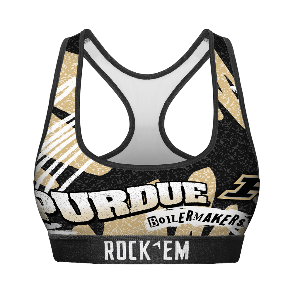 Women's Sports Bra - Purdue Boilermakers - Team Blast