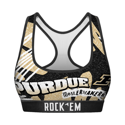 Women's Sports Bra - Purdue Boilermakers - Team Blast