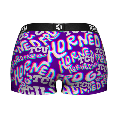 Women's Boy Shorts - TCU Horned Frogs - Twisted Wordmark