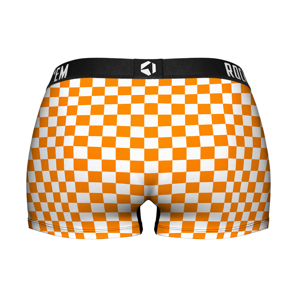 Women's Boy Shorts - Tennessee Volunteers - Full Checkerboard