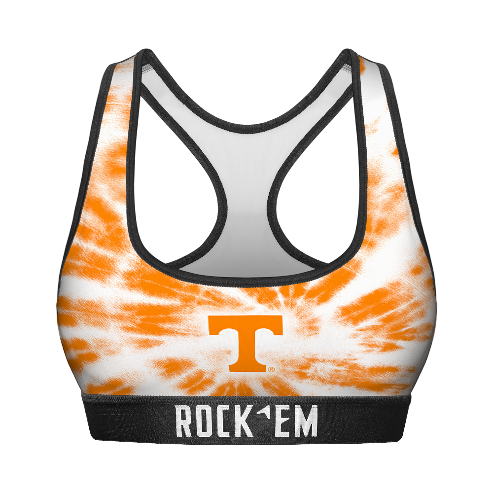 Women's Sports Bra - Tennessee Volunteers - Team Tie Dye