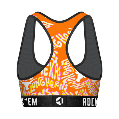 Women's Sports Bra - Texas Longhorns - Twisted Wordmark