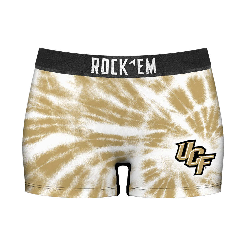 Women's Boy Shorts - UCF Knights - Team Tie Dye