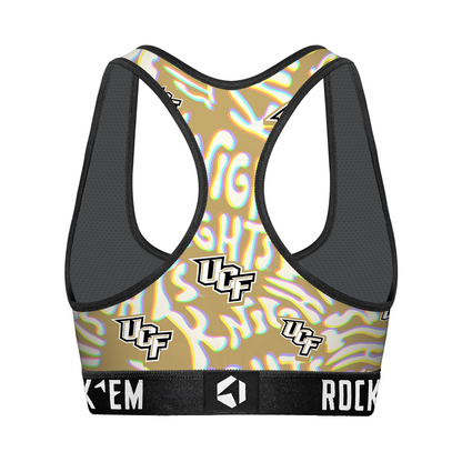 Women's Sports Bra - UCF Knights - Twisted Wordmark