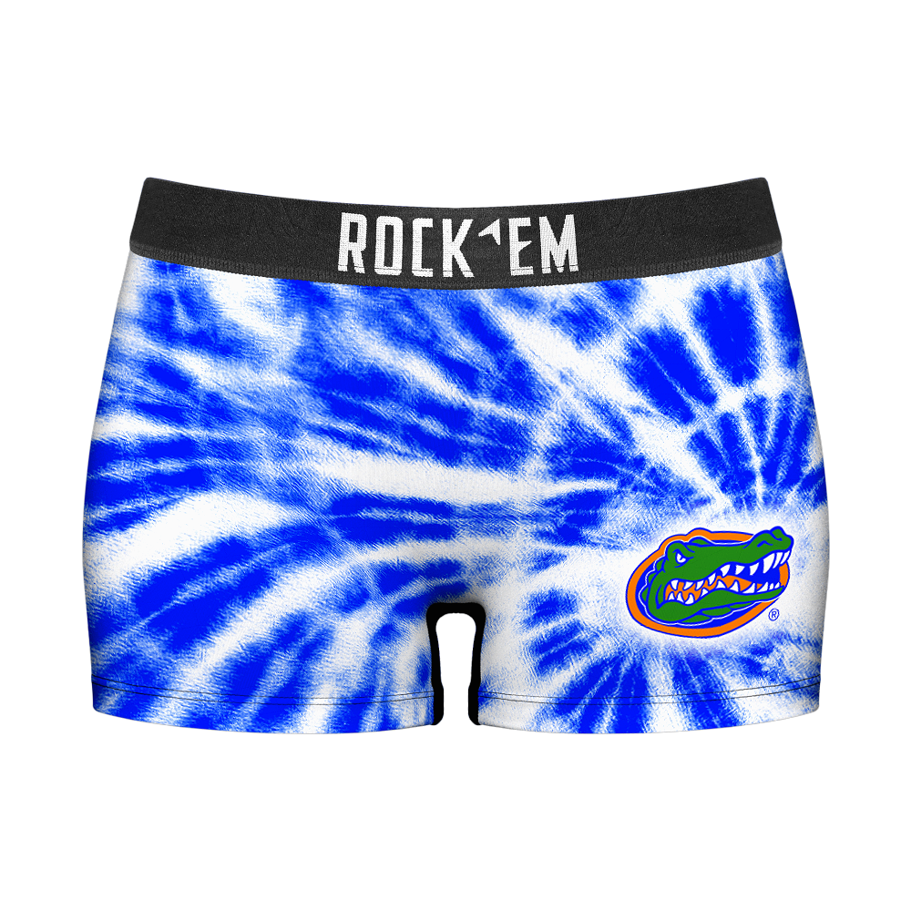 Women's Boy Shorts - Florida Gators - Team Tie Dye