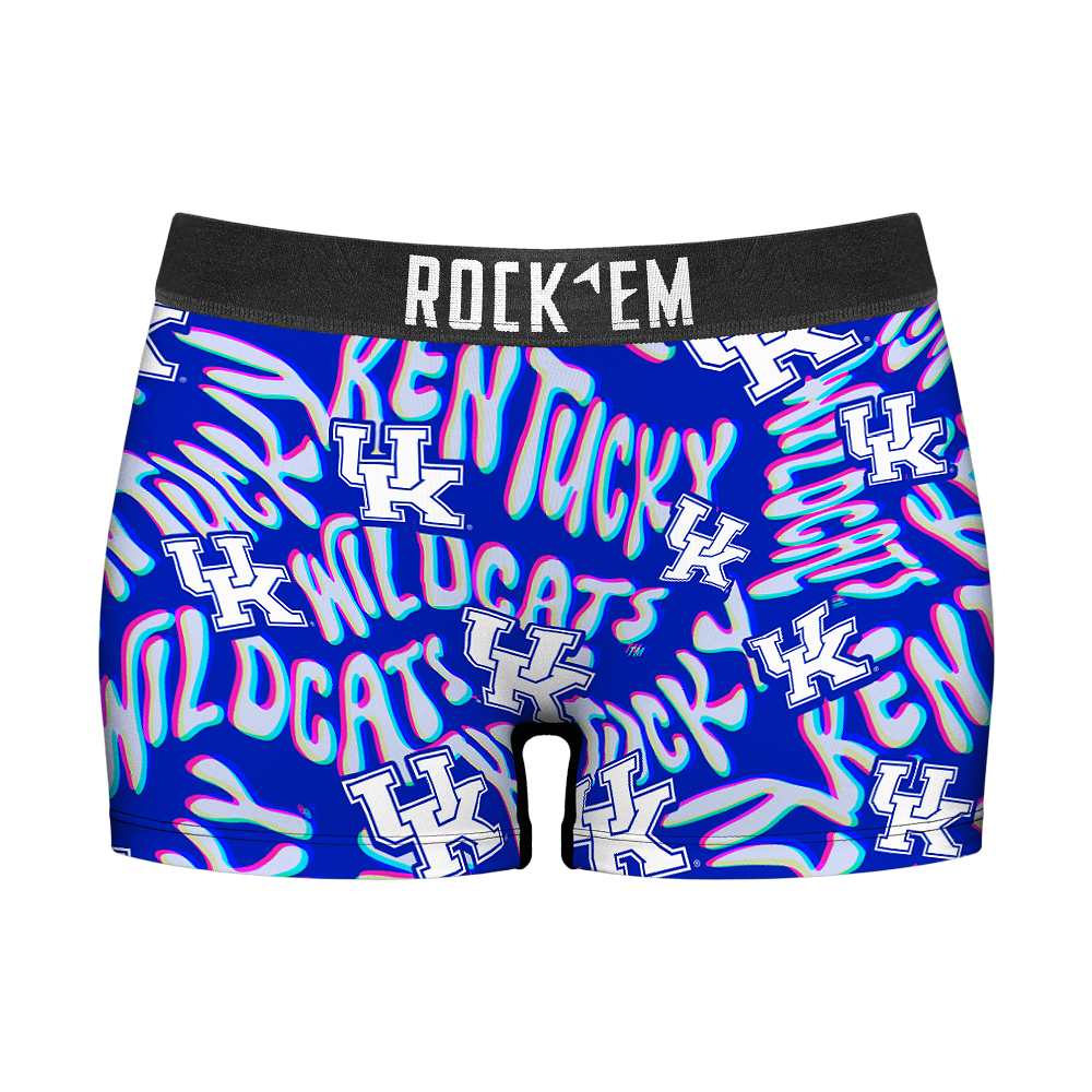 Women's Boy Shorts - Kentucky Wildcats - Twisted Wordmark
