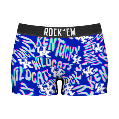 Women's Boy Shorts - Kentucky Wildcats - Twisted Wordmark