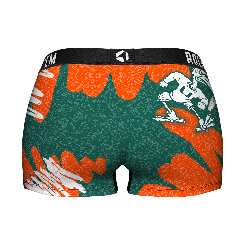 Women's Boy Shorts - Miami Hurricanes - Team Blast