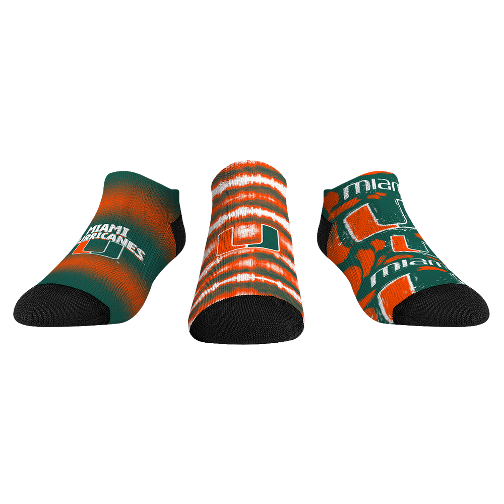 Miami Hurricanes - Low Cut - Make Some Noise (3-Pack)