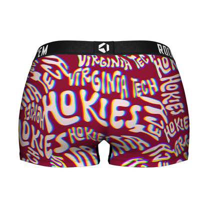 Women's Boy Shorts - Virginia Tech Hokies - Twisted Wordmark