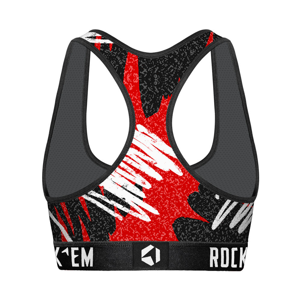 Women's Sports Bra - Wisconsin Badgers - Team Blast