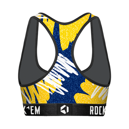 Women's Sports Bra - West Virginia Mountaineers - Team Blast