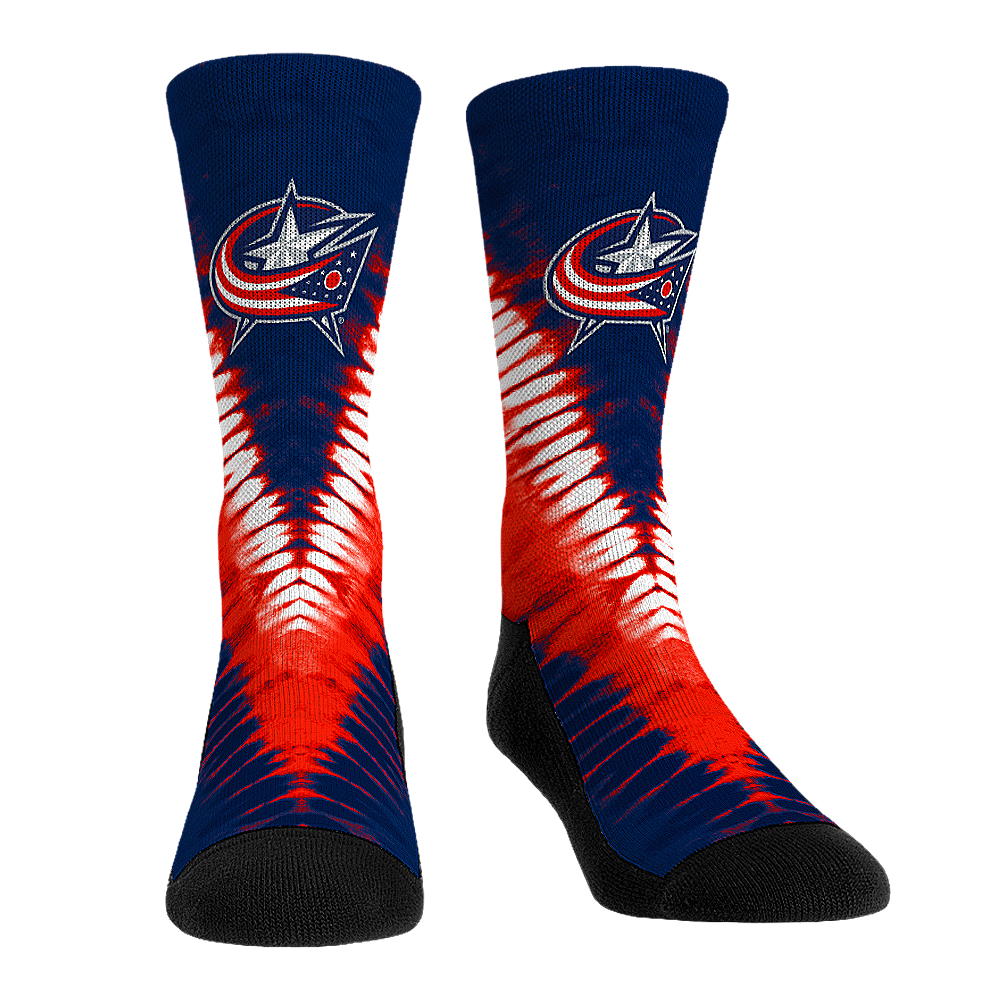 Columbus Blue Jackets - V Shape Tie Dye