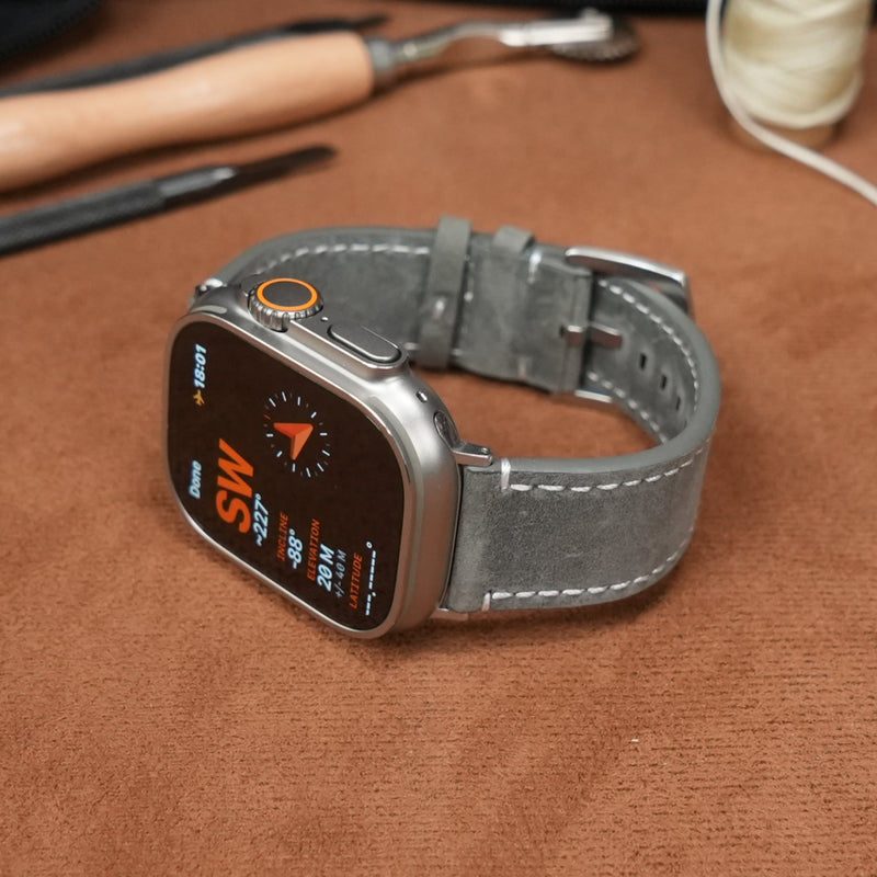 Universal Vintage Leather Band – 20-26mm for Apple Watch & Traditional Watches – Italian Cowhide