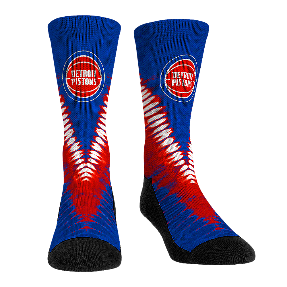 Detroit Pistons - V Shape Tie Dye