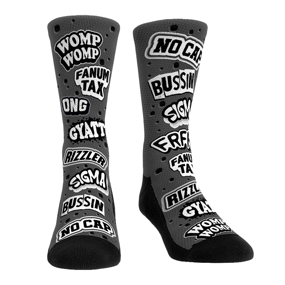 Gen Alpha Slang - All-Over (Grey)