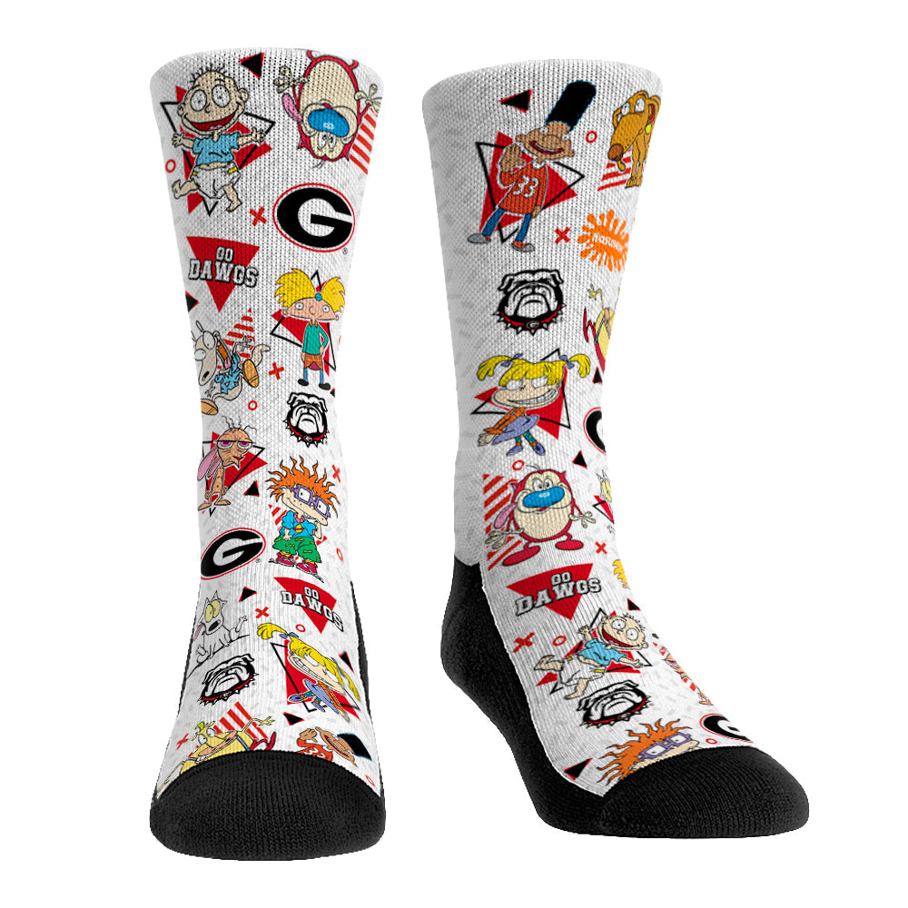 Georgia Bulldogs - 90's Nickelodeon Characters All-Over