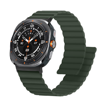 Magnetic Silicone Sport Band for Galaxy Watch 7 Ultra/8 Ultra
