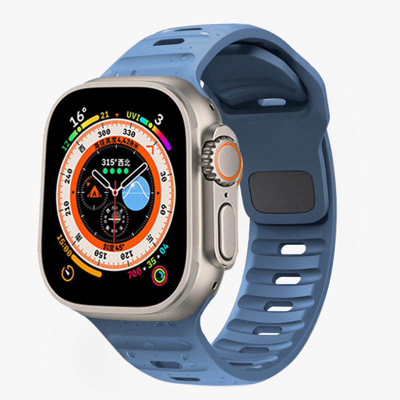 Silicone Reverse-buckle Watch Band