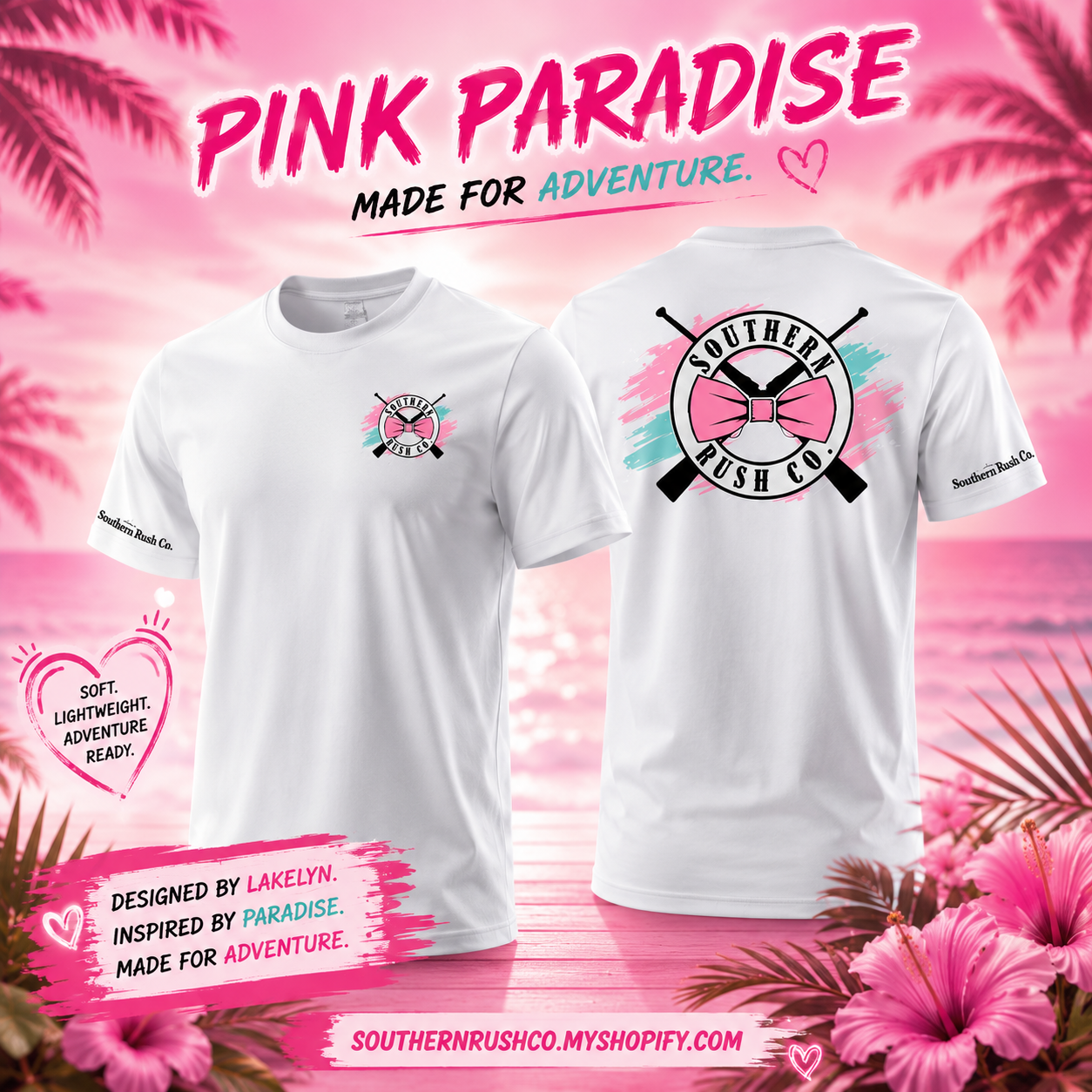 Lakelyn’s Pink Paradise™ Tee