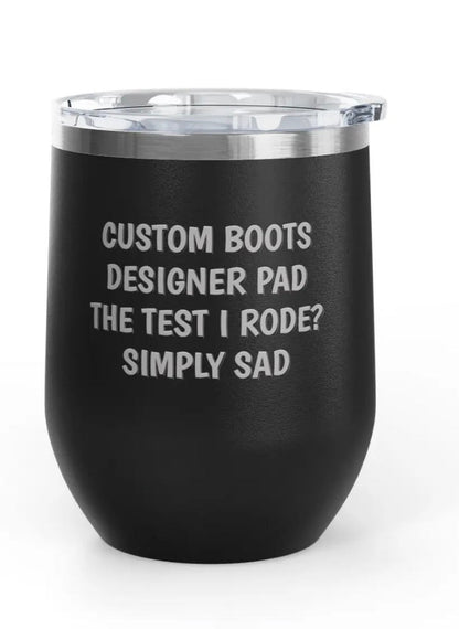 Wine Tumblers, 12 oz. - Custom Boots
