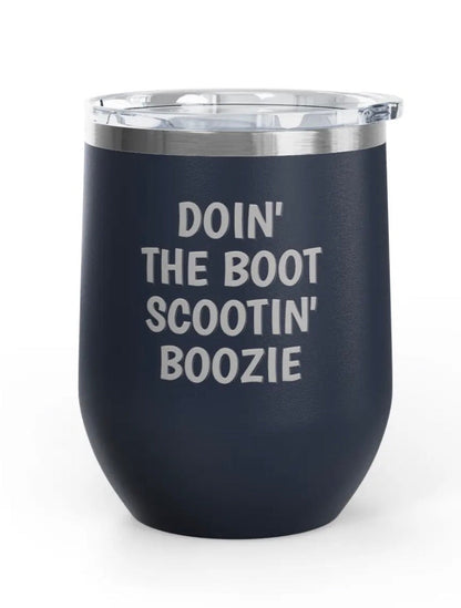 Wine Tumblers - 12 oz. - Boot Scootin'